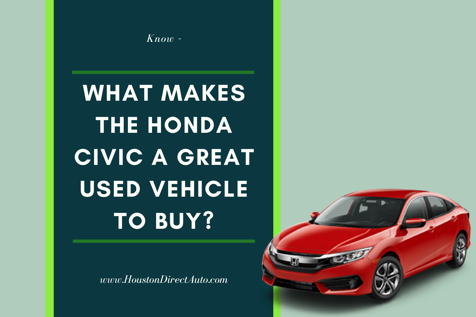 Honda Used Cars In Houston TX
